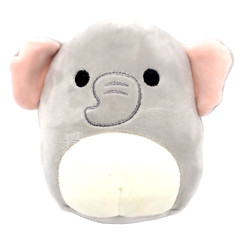 Squishmallow Cherish The Elephant Gray Pink Ears Plush Stuffed 5″