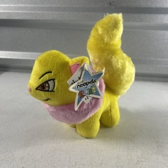 2004 Neopets Approx 6″ Yellow Wocky Cat Plush – Thinkway Toys