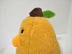 Peach Cat Banana Duck Chicken Plush 18″ Embroidered Eyes
