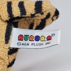 Aurora World Tiger Plush Stuffed Animal Color of Hugs Orange Black Striped 4.5″