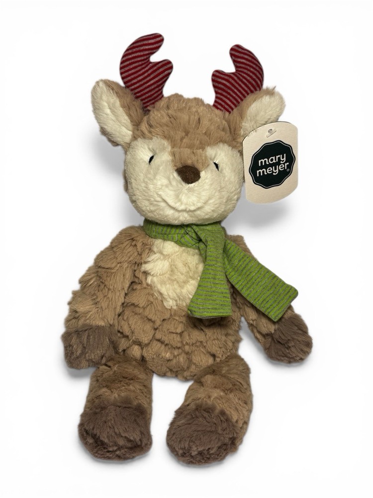 Mary Meyer Kringles Putty Reindeer Plush #55121 NWT Christmas Holiday Winter 12”