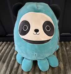 Squishmallows Stanley Panda Plush Blue White Black Small 6-14″ With Tags 2017