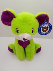 A&A Global 10” Green & Purple Bear Plush Stuffed Animal Soft Toy NEW w/ Tag