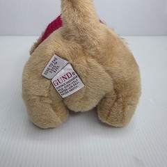 Gund Puppy Dog “Gone To The Dogs” 5333 Cream Beige Red Sweater 8″ With Bone