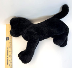 Vintage Douglas Black Dog Plush Stuffed Animal Small Soft Toy Cuddle Puppy