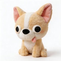 Cute Chihuahua Plush Toy – Funny Big-Eyed Chihuahua Stuffed Animal, Adorable …