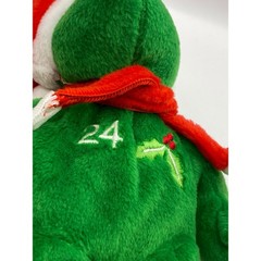 VTG Salvinos Bamm Beanos Ken Griffey Jr 24 Christmas Green Bear Plush Toy Tag