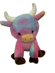 Ploofs Colorful Cuties Plush Series 4 Highland Cow Cuddly Stuffed Animal Toy 11″