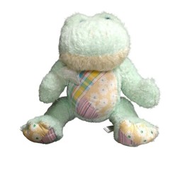 Sugar Loaf Frog Sitting Plush Stuffed Animal Toy Green Ages 3 and Up 9 in