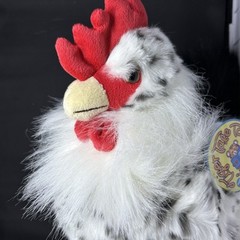 Rambles The Rooster 13 Inch Stuffed Animal Plush -Tiger Tales Toys-2022, b/w,nwt