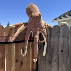Wild Republic Cuddlekins Jumbo Octopus 30″ Inches Very Good Condition – See Pics