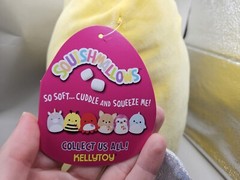 New SQUISHMALLOW 2020 Valentine Bumble Bee 11″ SUNNY Plush Pillow Washable