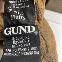 Vtg 2001 GUND Harry Potter Fluffy Cerberus 3 Headed Dog Figure Plush #75405