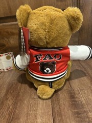 FAO Schwarz Teddy Bear Soft Plush Toy Brown 1862 Varsity Jacket Anniversary NWT
