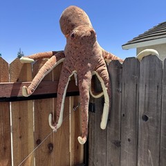 Wild Republic Cuddlekins Jumbo Octopus 30″ Inches Very Good Condition – See Pics