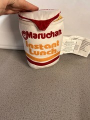 Maruchan Instant Lunch Ramen Noodle Cup Plush Toy Stuffed Animal