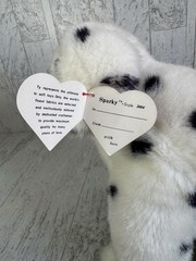 RARE 1989 Ty Sparky Dalmatian Puppy Classic Plush Stuffed Dog 17″ HTF Vintage