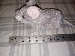 Douglas Small plush Gray mouse 5in Grey Rat Rodent Stuffed Animal