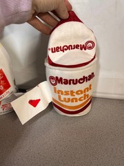 Maruchan Instant Lunch Ramen Noodle Cup Plush Toy Stuffed Animal