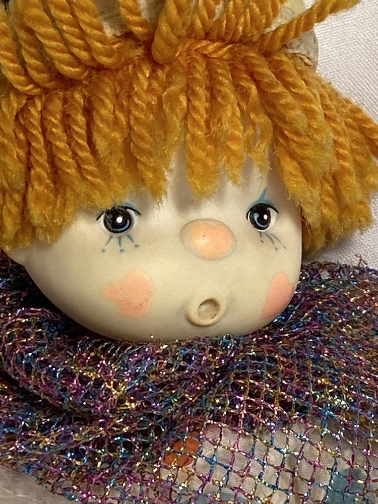 1983 From The World Of Smile Int. Thumb Sucker Plush 8″ Clown Doll Made In Korea