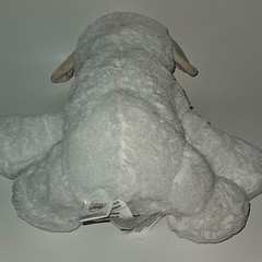 Silver One White Sheep Lamb Plush 13″ Stuffed Animal Toy Lovey Sewn Eyes