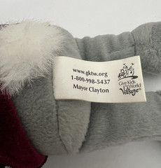 Give Kids the World Village Mayor Clayton Rabbit 2006 Stuffed Animal 10″ Plush