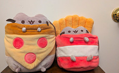 Pusheen Pizza Slice & Fries Plush Set Lot of 2 NWT
