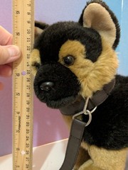 Uni Toys Germany Plush German Shepherd Puppy Dog Toy Brown Black