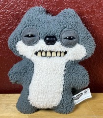Fuggler Funny Ugly Monster 8” Gray Plush Stuffed Toy Teeth 2018 Zuru Spin Master
