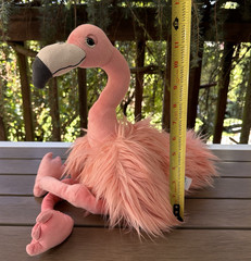 Jellycat Rosario Flamingo Plush Pink Bird Stuffed Animal Toy ROS2F 20.5″ Used