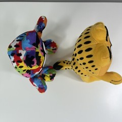 Autism Awareness Puzzle Pieces + Original Garfield Plush Stuffed Toy 9” NICE EUC