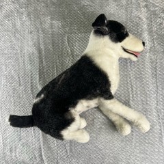 Cuddle Clones Custom Border Collie Herding Mix Dog Plush Maggie Black White Toy