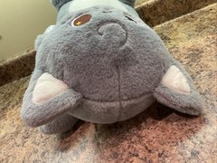NWT Miniso Desert Star Gray Cat Plush 14″ Stuffed Animal Kitten Sparkle Eyes