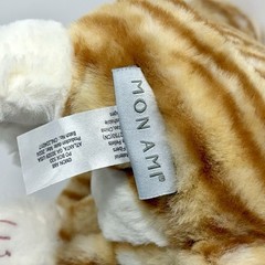Mon Ami Orange Tabby Cat Plush Chichi The Kitty 9” Sitting Stuffed Animal