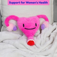 Ivy The Uterus Plush 12in, Stuffed After Surgery Gift for Women Toy