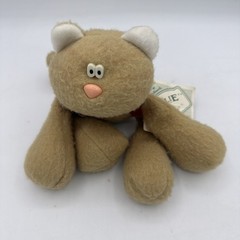 Vtg 1985 Hallmark Plush CALLIE Cat Kitten Floppy Christmas Kitty 5”
