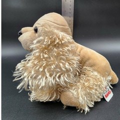 Ganz Tan Pug Cocker Spaniel Plush Stuffed Animal Dog Lot Realistic Shaggy Fur