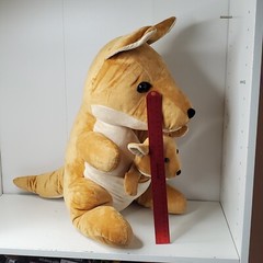 Steven Smith Kangaroo Baby Joey Jumbo Plush 20″ Stuffed Animal Hopper Australia