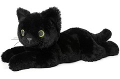 Black Cat Stuffed Animals, 14 inches x 6 x 7 inches,