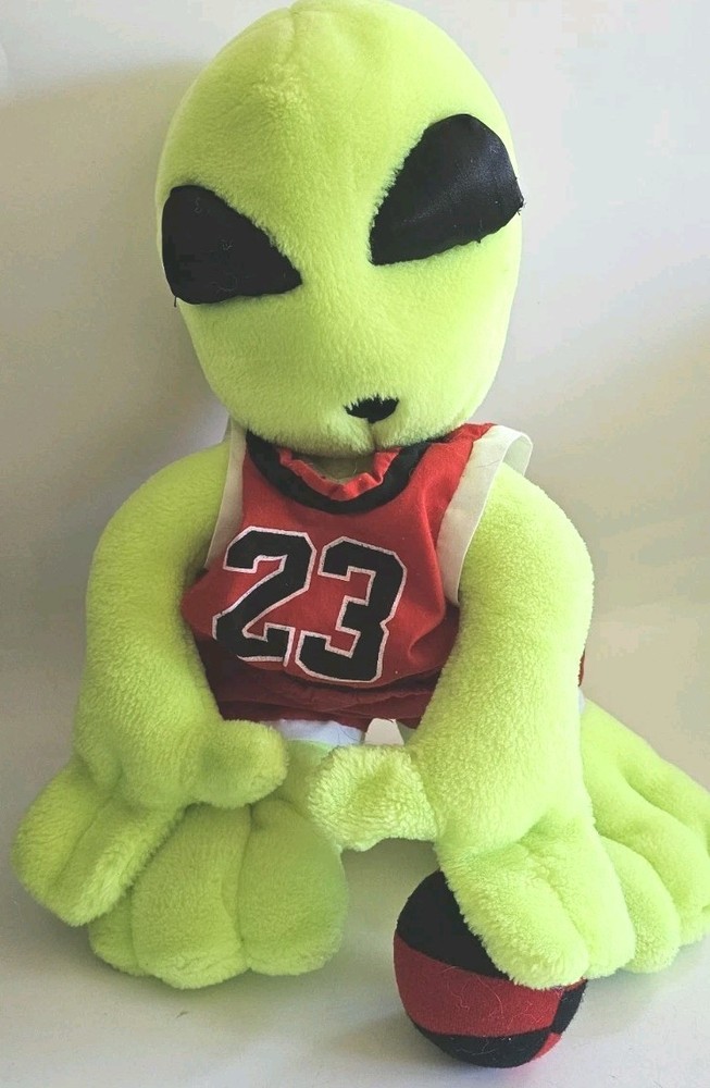 15” Believe the Alien NANCO 1997 #23 Michael Jordan Basketball Plush Vintage
