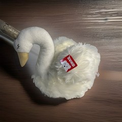 GUND 14” Swan Princess Plush Toy Stuffed Animal with Crown Soft & Huggable