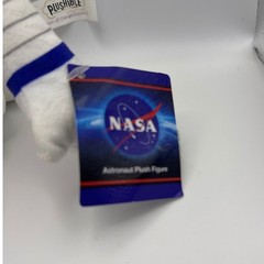 NASA Astronaut Plush Figure Stuffed Toy White Spacesuit Plushible 14 Inch NWT
