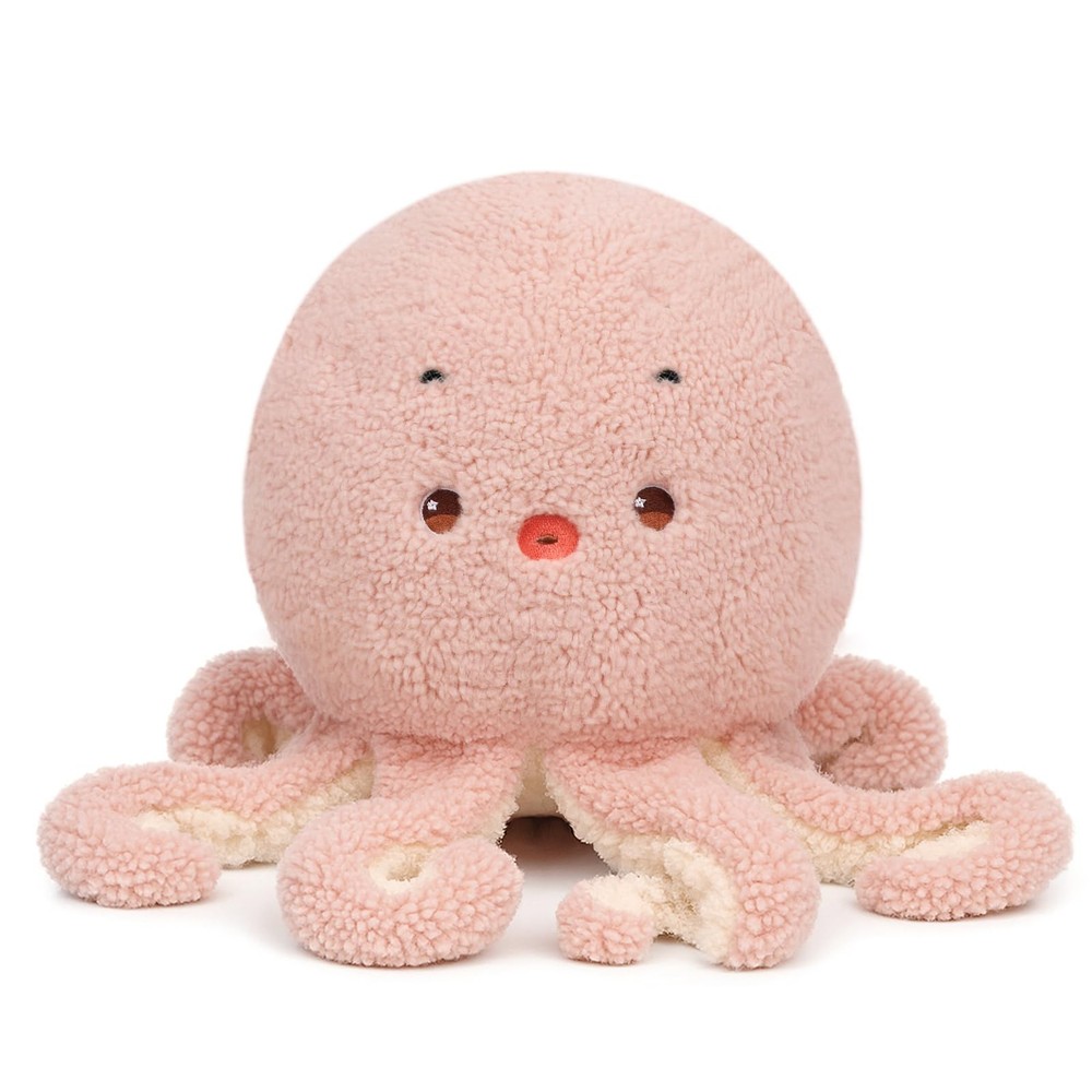 Mushymallow Pink Octopus Plush Pillow 7 inches x 4 x 8 inches,