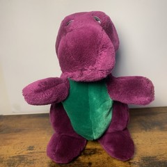 Dakin Original Barney 10″ Stuffed Plush Lyons Group Backyard Gang 5 Spots