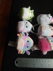 Lot of 14 Squishville Micromallow 2 inch Plush Kelly Toys well loved used toys