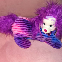 Just Play Puppy Surprise Plush Stuffed Puppy Dog Purple/Blue/Pink Small 2018