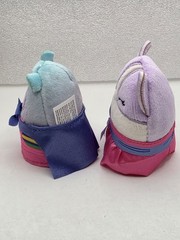 Squishmallow Squishville Mini Plush Lot of 6, Corgi Squid Panda Hippo Antelope