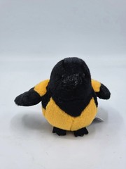 Ganz Webkinz 4″ Stuffed Animal Plush Lil’ Kinz Oriole Bird Black Orange HS510