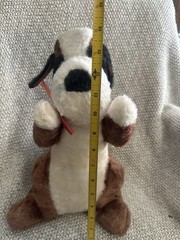 Superior Toy And Novelty Brand Mid-Century Vintage Stuffed Dog