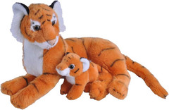 Mom and Baby Tiger Plush, Stuffed Animal, Plush Toy, Gifts for Kids, 11″